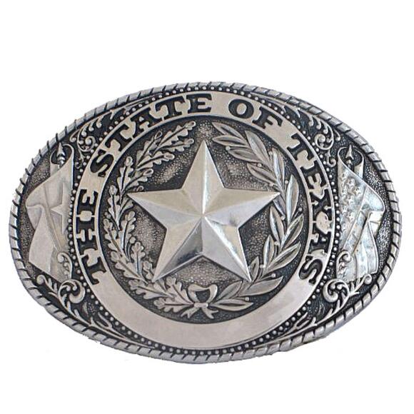 9415 Rodeo Belt Buckles For Men, State Of Texas Seal, Western Apparel, main image 5